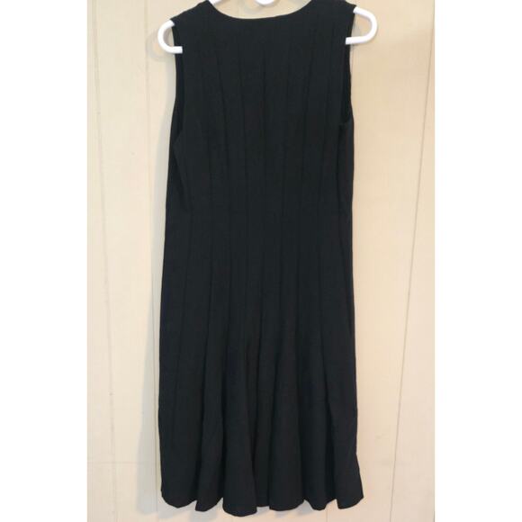Akris Black Sleeveless Mini Dress Size 10 Pre-owned - Picture 8 of 11